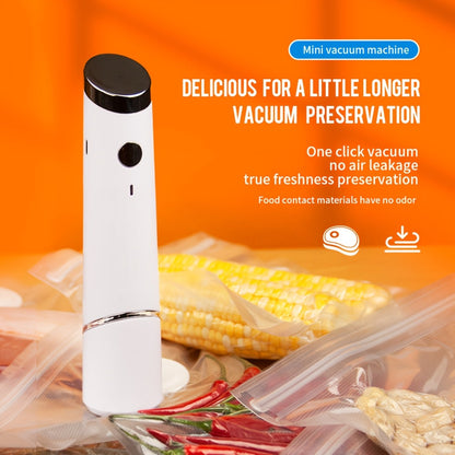 Compact Vacuum Sealer | Portable USB Rechargeable Food Storage Machine for Freshness