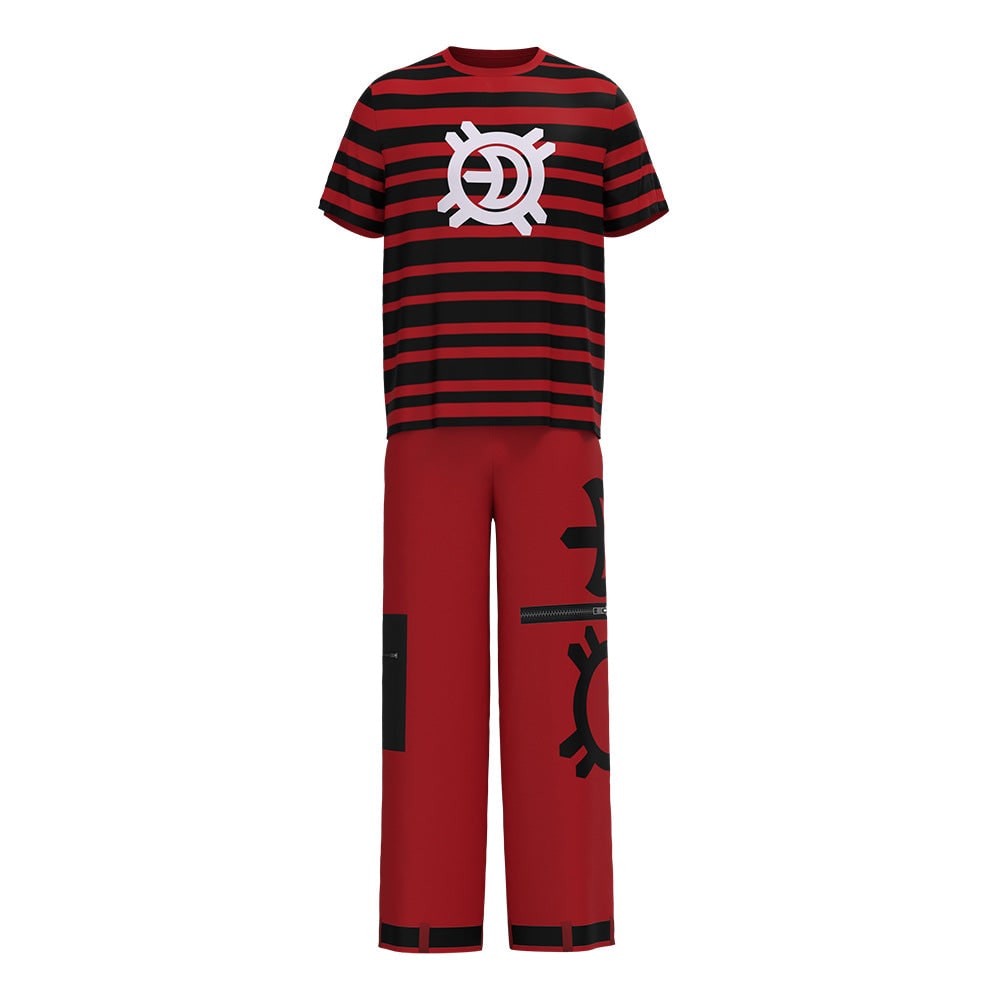 Vampire Costume Set | Bold Jacket and Pants Outfit for Halloween Fun