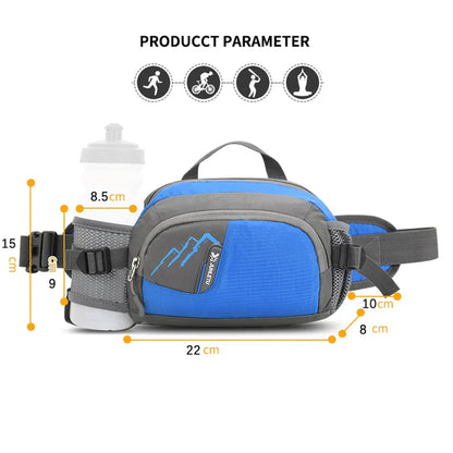 Vega | Sport Hip Bag with Adjustable Bottle Holder for Active Lifestyle