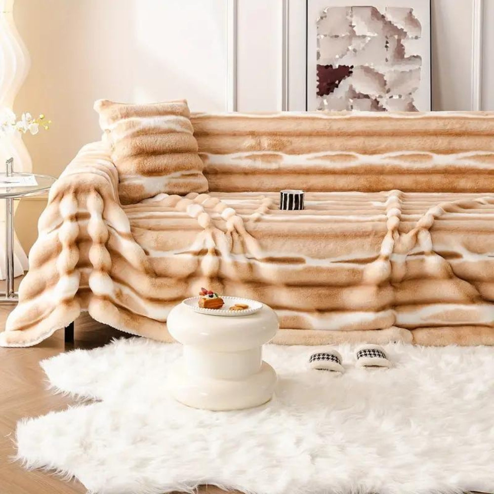 Veloce Slipcover Sofa - Plush Microfiber, Stylish Protection