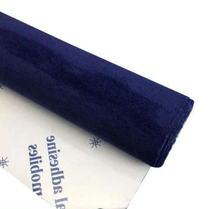 Velvet Fabric Self Adhesive, Peel and Stick Velvet Upholstery Fabric for Walls, Black Velvet Fabric for Car Interior