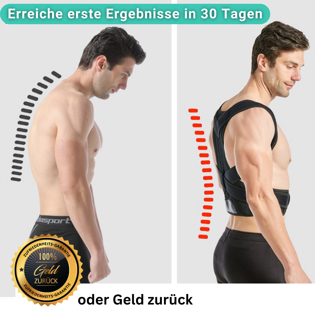 Adjustable Posture Corrector Brace for Upper Back & Shoulder Support – Breathable Design for Men & Women, Hidden Under Clothes, Helps Alignm