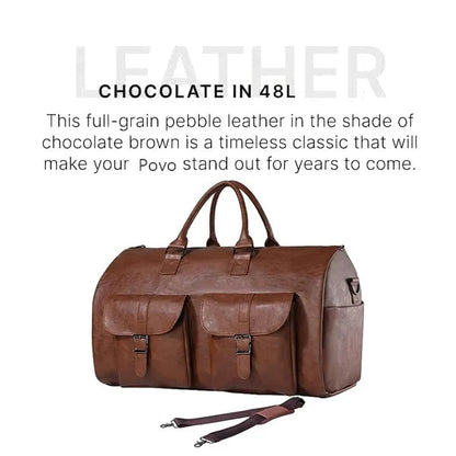 Versatile 3-in-1 Convertible Duffle Bag with Garment Storage | Stylish Travel Solution for Organization