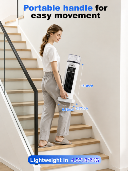 Versatile 4-in-1 Room Cooler with Remote Control & Timer for Personalized Comfort