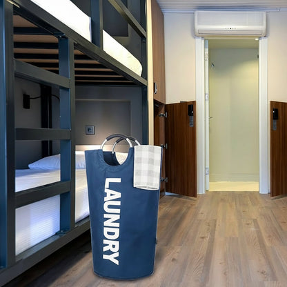 Versatile Foldable Laundry Hamper | Waterproof Fabric with 90L Capacity | Space-Saving Design for Organized Laundry