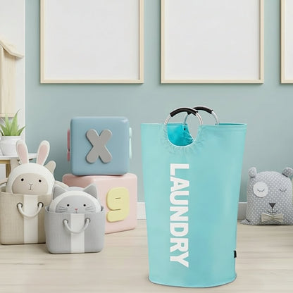 Versatile Foldable Laundry Hamper | Waterproof Fabric with 90L Capacity | Space-Saving Design for Organized Laundry