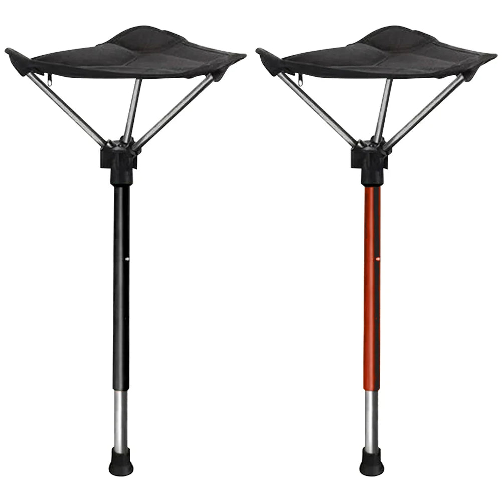 Versatile Folding Camping Stool with Adjustable Height & Lightweight Design for Outdoor Comfort