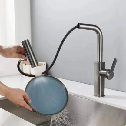 WATERLUX – Pull Out Waterfall Kitchen Faucet