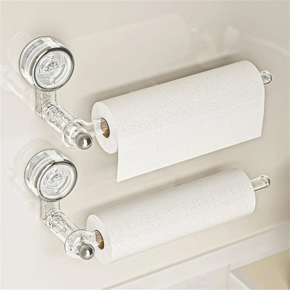 Versatile Kitchen Towel Holder with 180° Rotating Design | Drill-Free Suction Cup for Easy Access
