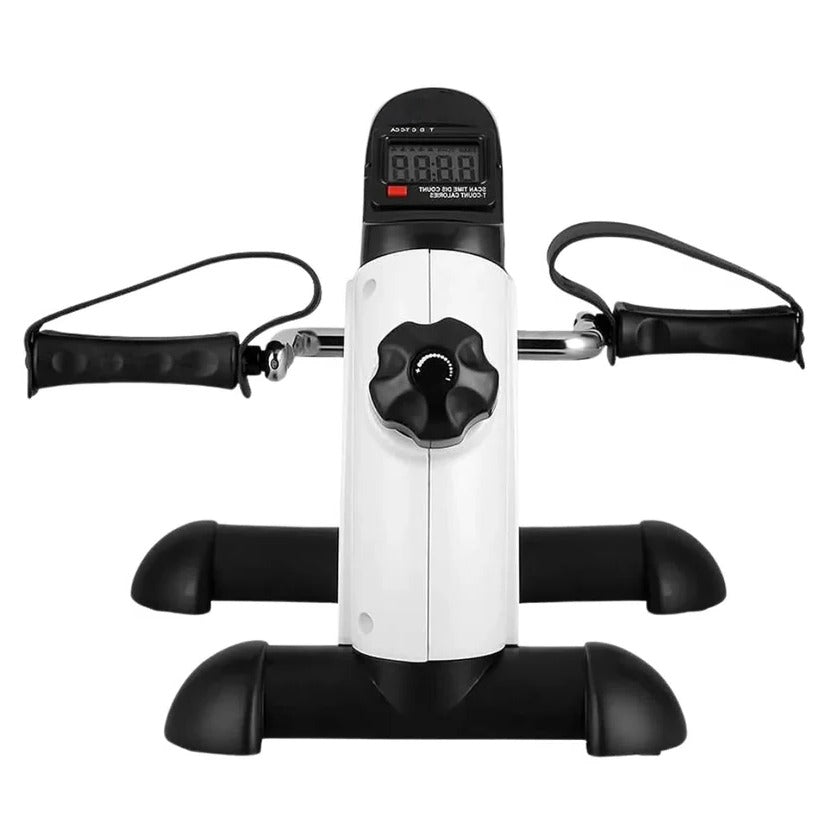Versatile Pedal Exerciser | Compact Under-Desk Design with Adjustable Resistance | LCD Display for Real-Time Metrics