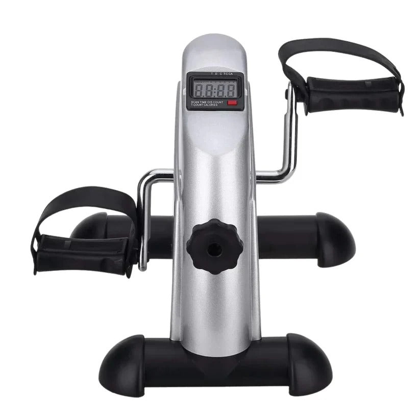 Versatile Pedal Exerciser | Compact Under-Desk Design with Adjustable Resistance | LCD Display for Real-Time Metrics
