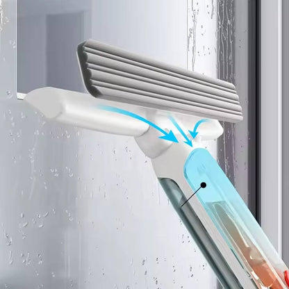 Versatile Telescopic Window Cleaner with Ergonomic Handle | Adjustable Reach for Streak-Free Shine