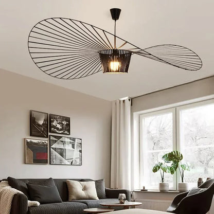 Adjustable Hanging Light Metal & Fabric for Dining Table Kitchen Island Modern Ceiling Fixture E27 Socket Wide Shade Contemporary Home Decor