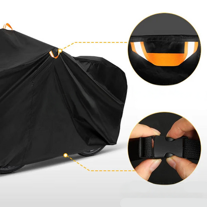 Vespera Bike Cover - Waterproof Oxford Fabric, Reflective Safety