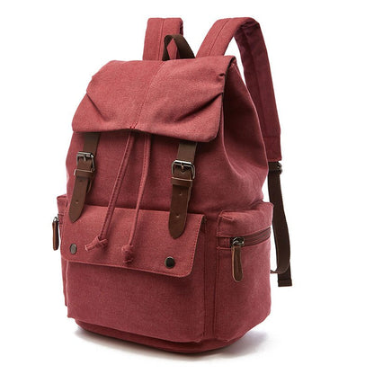 Classic Canvas Rucksack with Ample Storage for Daily Adventures
