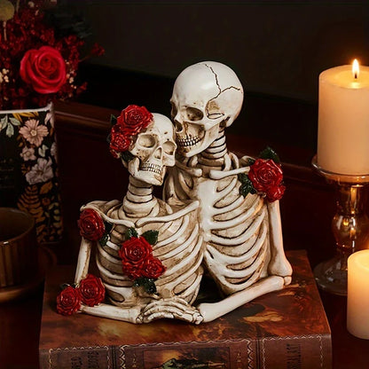 SkullMates™ - Vintage Elegant Gothic Skeleton Couple Figurine