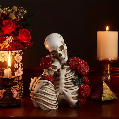 SkullMates™ - Vintage Elegant Gothic Skeleton Couple Figurine