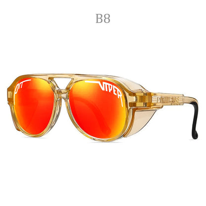 Lunettes de soleil UV400 pour moto, lunettes légères avec monture TR90, lunettes de sport coupe-vent pour motards