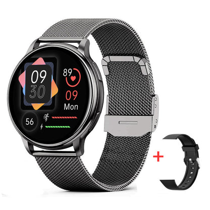 Montre connectée de suivi de santé avec moniteur de fréquence cardiaque, tension artérielle et analyse du sommeil pour la forme et le bien-être au quotidien