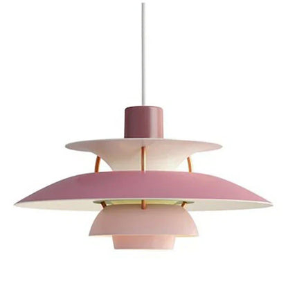 Tiered Metal Ceiling Fixture E27 Socket Mid-Century Style for Kitchen Island Dining Room Breakfast Nook Entryway Adjustable Hanging Light