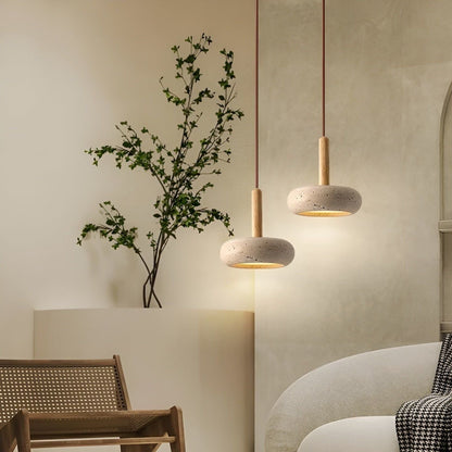Wabi Sabi Ceiling Light | LED Pendant with Adjustable Length | Elegant Japanese Design for Tranquil Spaces