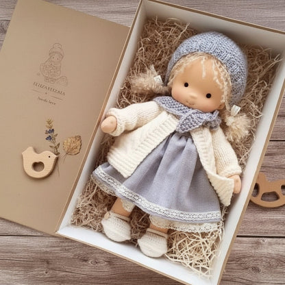 Cotton Plush Companion Doll for Creative Storytelling & Open-Ended Play | Handcrafted Soft Body Design for Kids