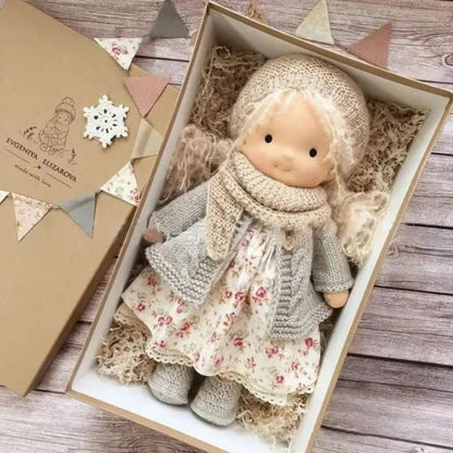 Cotton Plush Companion Doll for Creative Storytelling & Open-Ended Play | Handcrafted Soft Body Design for Kids