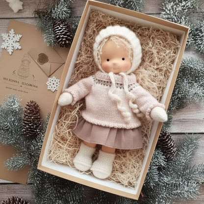 Cotton Plush Companion Doll for Creative Storytelling & Open-Ended Play | Handcrafted Soft Body Design for Kids