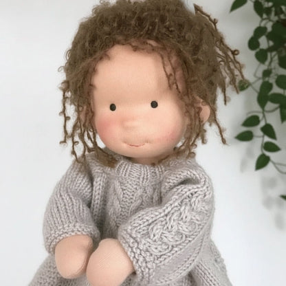 Cotton Plush Companion Doll for Creative Storytelling & Open-Ended Play | Handcrafted Soft Body Design for Kids