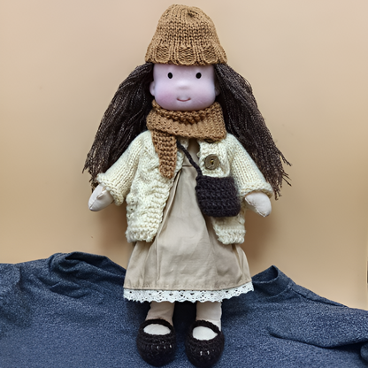 Collection Waldorf | Poupée en tissu faite main pour enfants aux textures douces | Compagnon idéal pour le jeu imaginaire