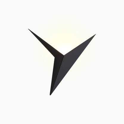 Geometric Triangle Sconce 3W LED Metal Fixture Black White Gold Finish for Hallway Bedroom Accent Lighting Living Room Dining Room Decor