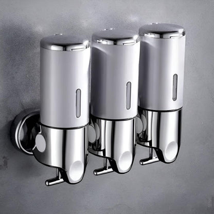 Wall-Mount Soap Dispenser for Bathroom & Kitchen | Space-Saving Metal Pump with Stainless Steel Finish & 17 oz Capacity | Liquid Soap