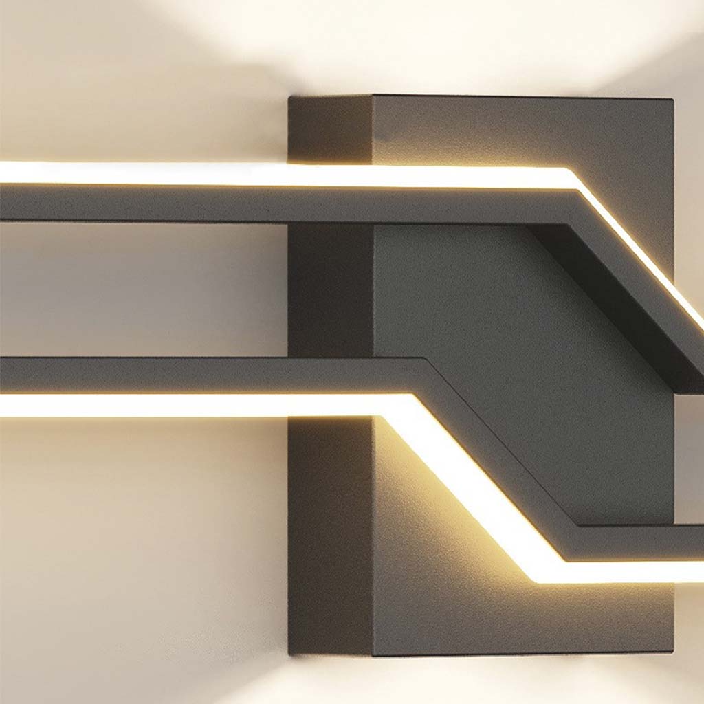 LED Wall Sconce Light 39 in Dimmable Metal Strip for Bedroom Living Room Hallway | Modern Interior Fixture with Color Temperature Control