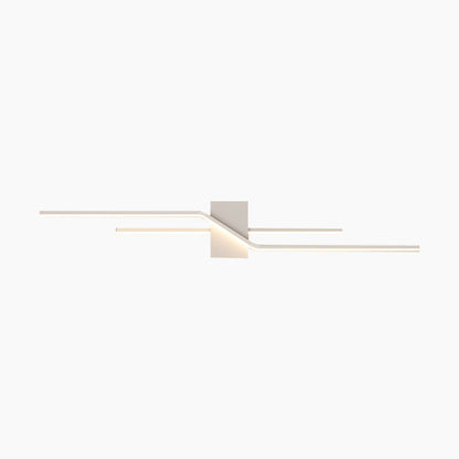 LED Wall Sconce Light 39 in Dimmable Metal Strip for Bedroom Living Room Hallway | Modern Interior Fixture with Color Temperature Control