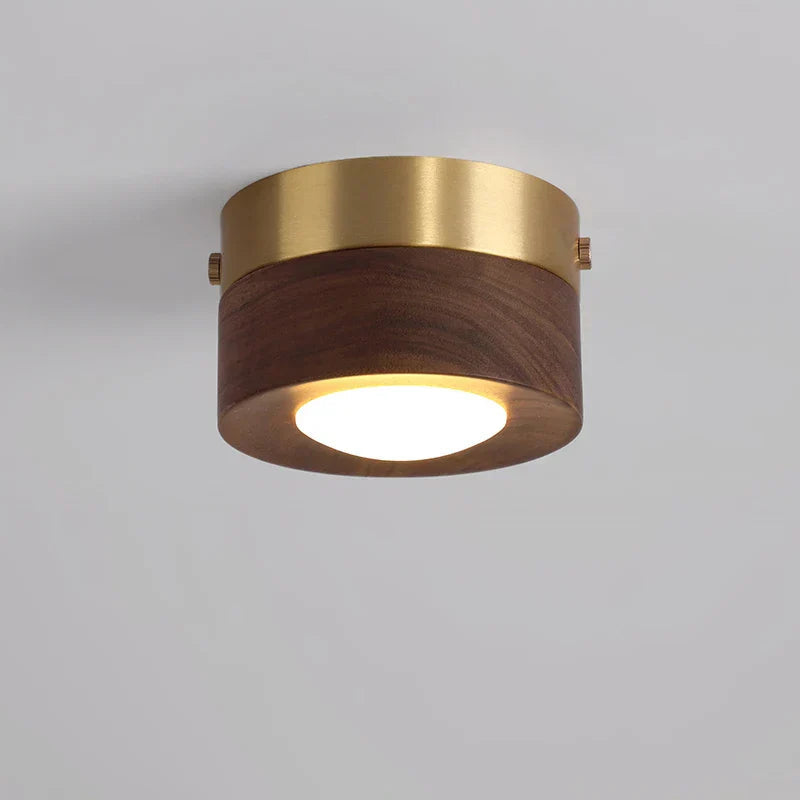 Wander Ceiling Lamp - Walnut Wood, LED Ceiling Light Fixture