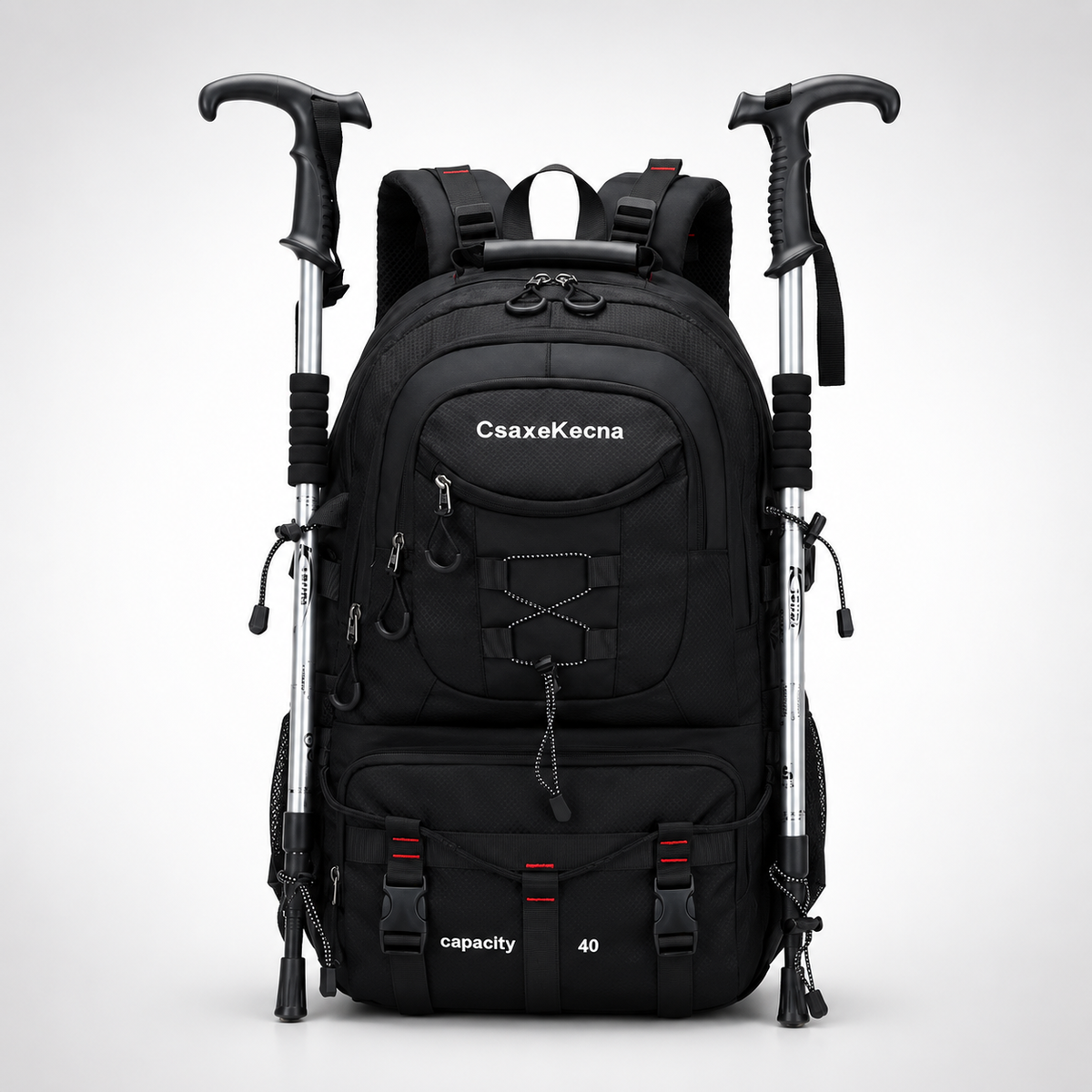 40L Hiking Backpack with USB Charging Port for Multi-Day Treks & Camping Trips – Water-Resistant Outdoor Daypack with Laptop Sleeve