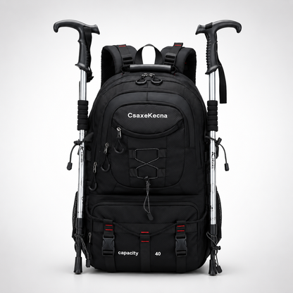 40L Hiking Backpack with USB Charging Port for Multi-Day Treks & Camping Trips – Water-Resistant Outdoor Daypack with Laptop Sleeve