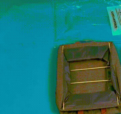 ClutterShield Storage Bin - Steel Frame, Collapsible Organizer