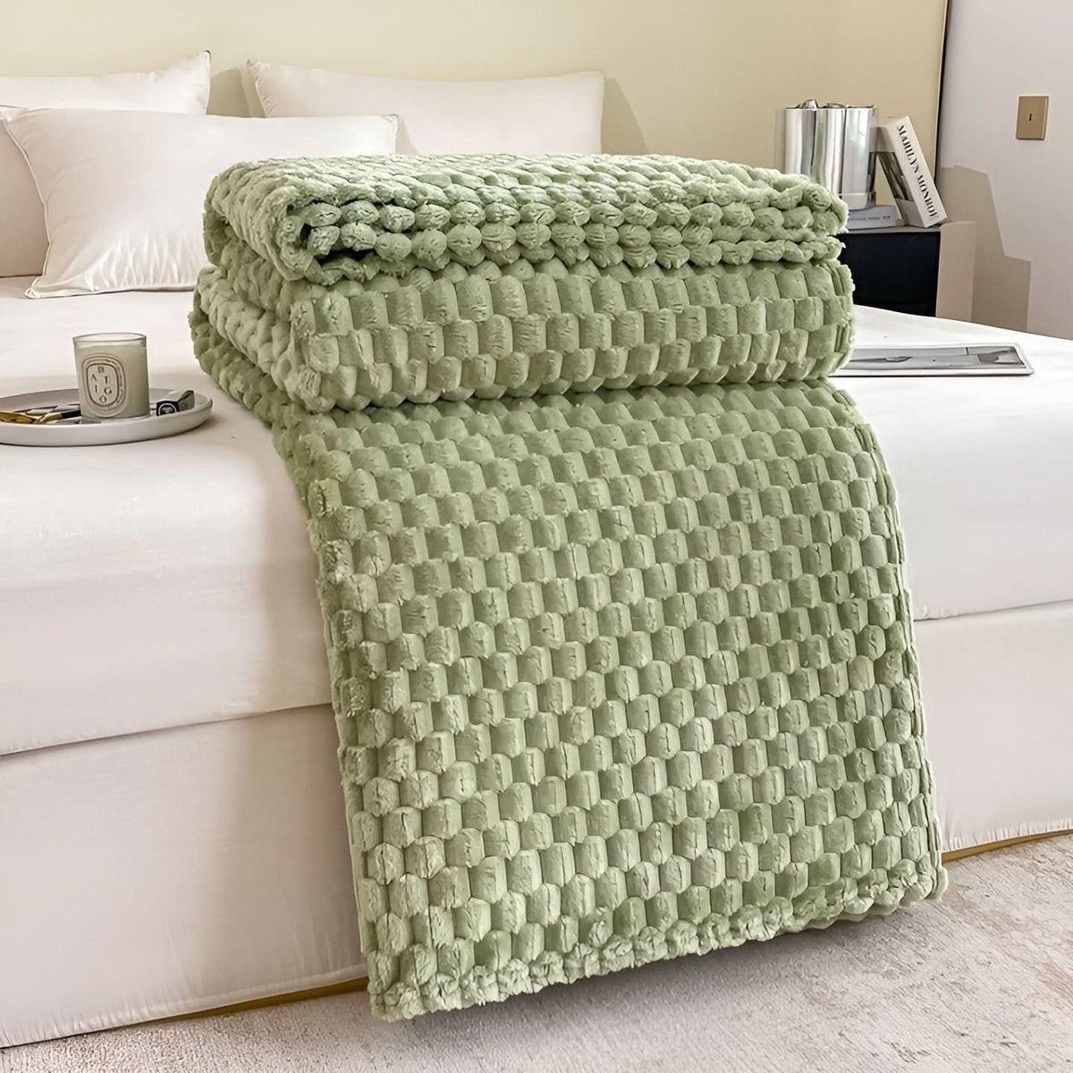 SCANDIVEIL – Couverture en microfibre pour une chaleur intérieure douce