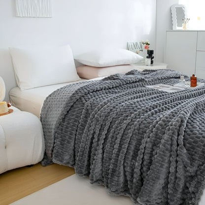 SCANDIVEIL – Couverture en microfibre pour une chaleur intérieure douce