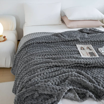 SCANDIVEIL – Couverture en microfibre pour une chaleur intérieure douce