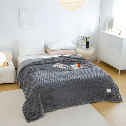 SCANDIVEIL – Couverture en microfibre pour une chaleur intérieure douce
