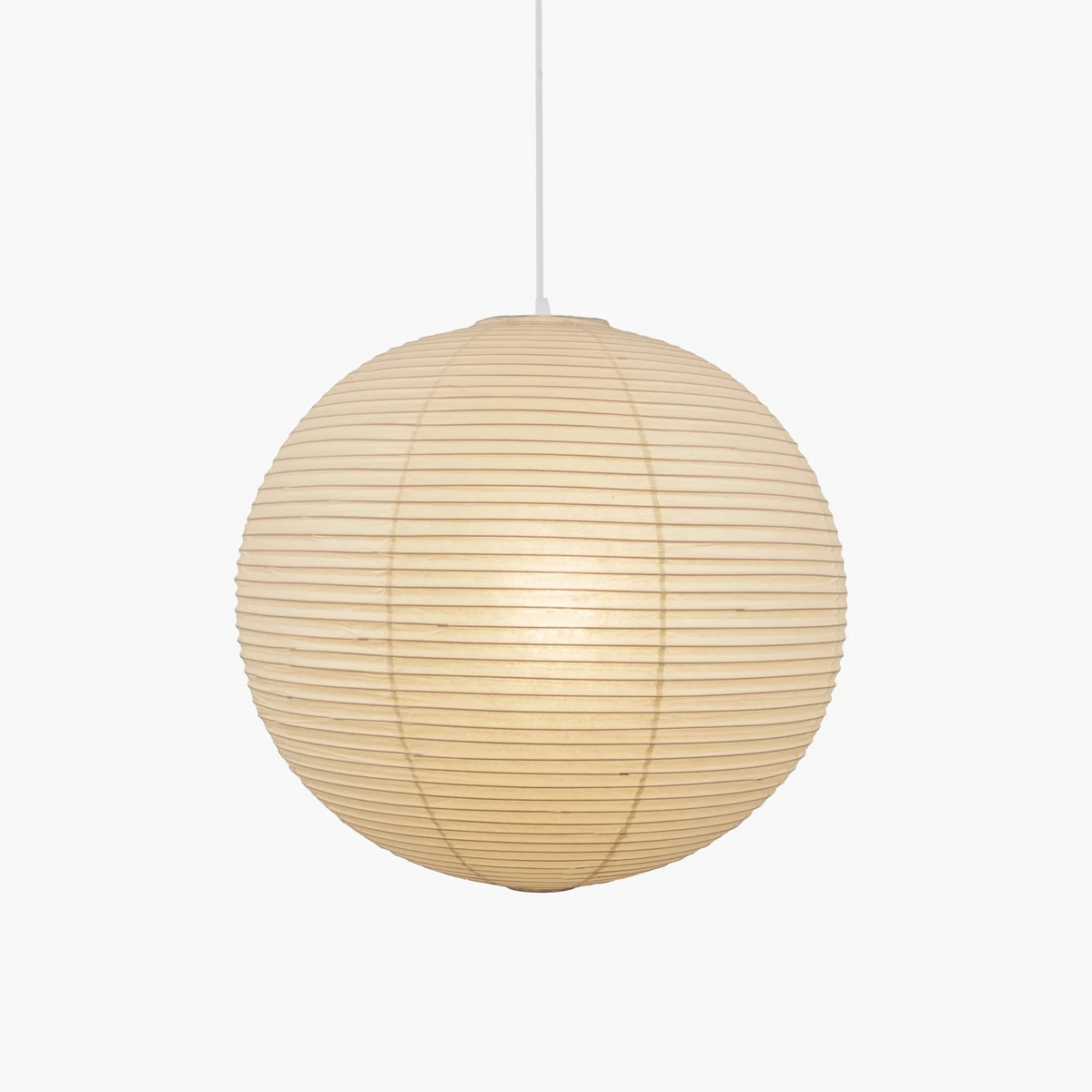 Handmade Paper Globe Drop Light for Kitchen Island & Dining Room – Adjustable Cable, E26 Socket, Soft Ambient Glow – Modern Overhead Fixture