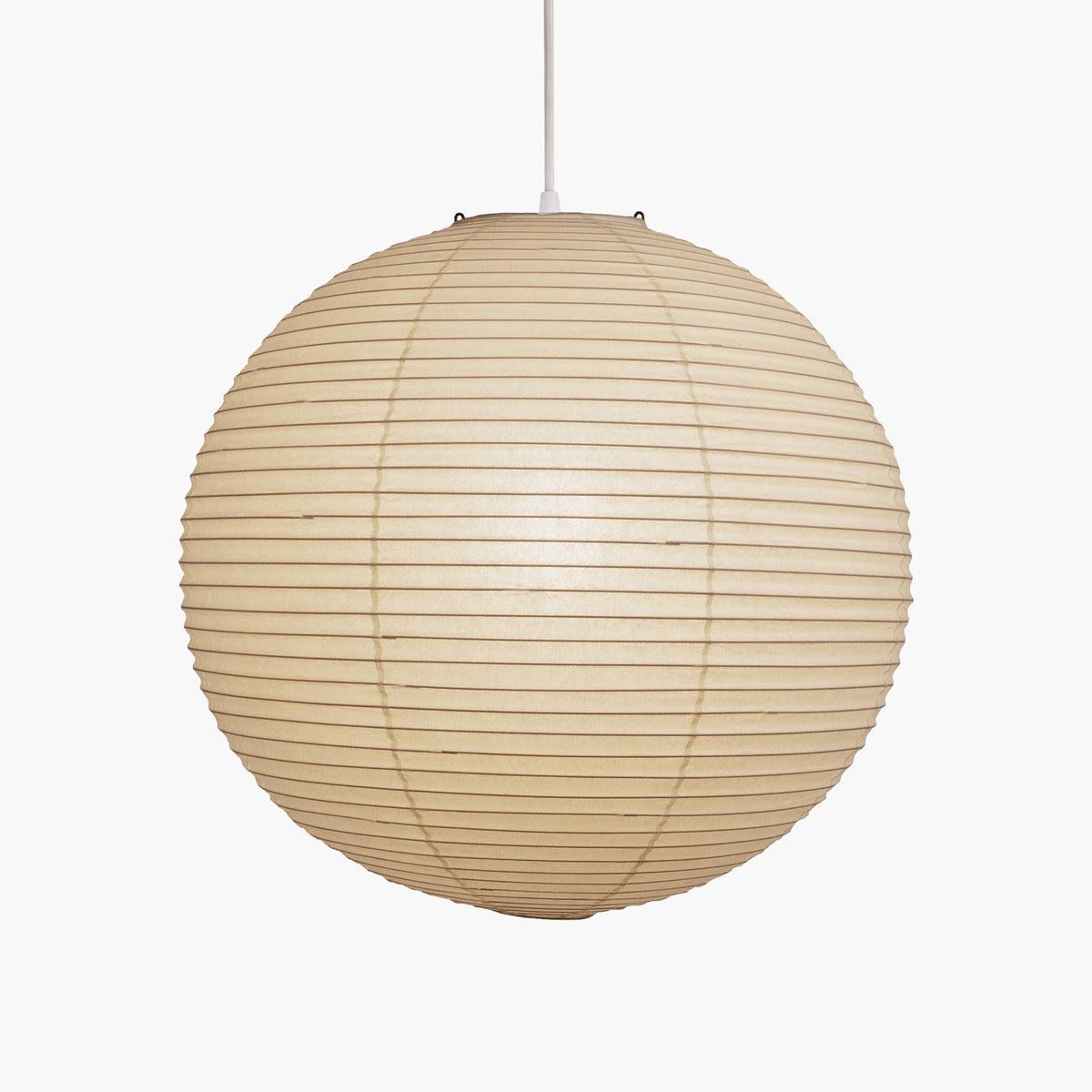Handmade Paper Globe Drop Light for Kitchen Island & Dining Room – Adjustable Cable, E26 Socket, Soft Ambient Glow – Modern Overhead Fixture