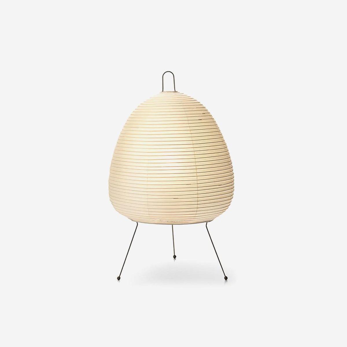 Handcrafted Paper Shade Accent Lamp 10 in Wide Warm Glow LED Bedside Nightlight for Bedroom Office Desktop Reading Nook Minimalist Japanese