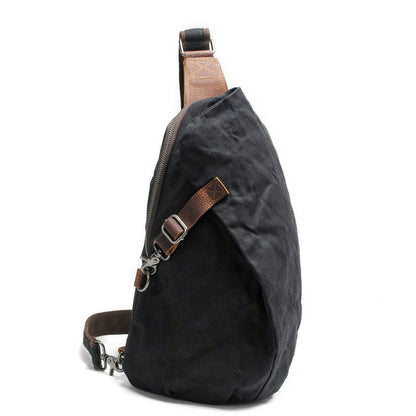 Sac bandoulière en toile résistante à l'eau avec poche antivol | Design polyvalent pour un usage quotidien sécurisé