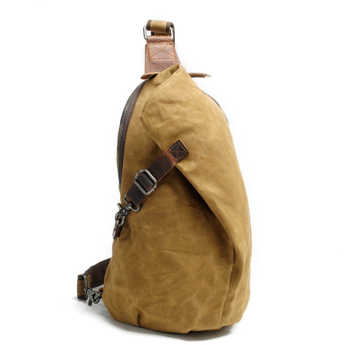 Sac bandoulière en toile résistante à l'eau avec poche antivol | Design polyvalent pour un usage quotidien sécurisé