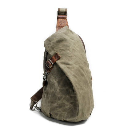 Sac bandoulière en toile résistante à l'eau avec poche antivol | Design polyvalent pour un usage quotidien sécurisé