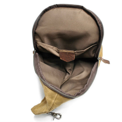 Sac bandoulière en toile résistante à l'eau avec poche antivol | Design polyvalent pour un usage quotidien sécurisé