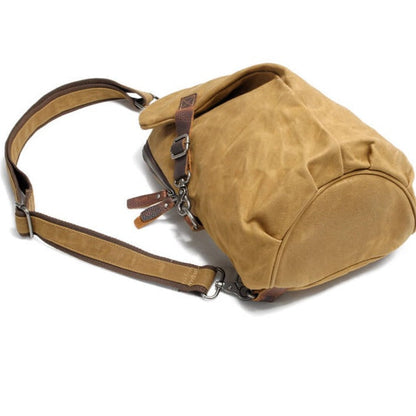 Sac bandoulière en toile résistante à l'eau avec poche antivol | Design polyvalent pour un usage quotidien sécurisé